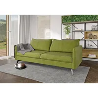 S-style möbel - Modernes Sofa 3-Sitzer mit Schwarz Metall