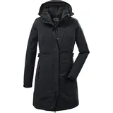 KILLTEC Damen Parka Funktionsparka mit abzippbarer Kapuze KOW 165 WMN PRK schwarz 50