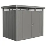 2,75 x 1,95 m quarzgrau-metallic Doppeltür