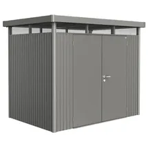 Biohort HighLine H2 2,75 x 1,95 m quarzgrau-metallic Doppeltür