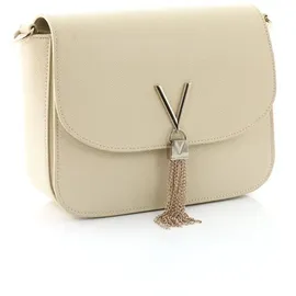 Valentino Divina Umhängetasche Kunstleder Beige