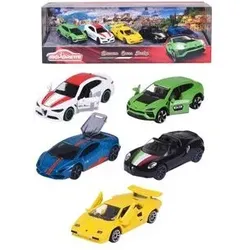 MAJORETTE 212053178 Dream Cars Italy 5er Geschenkset