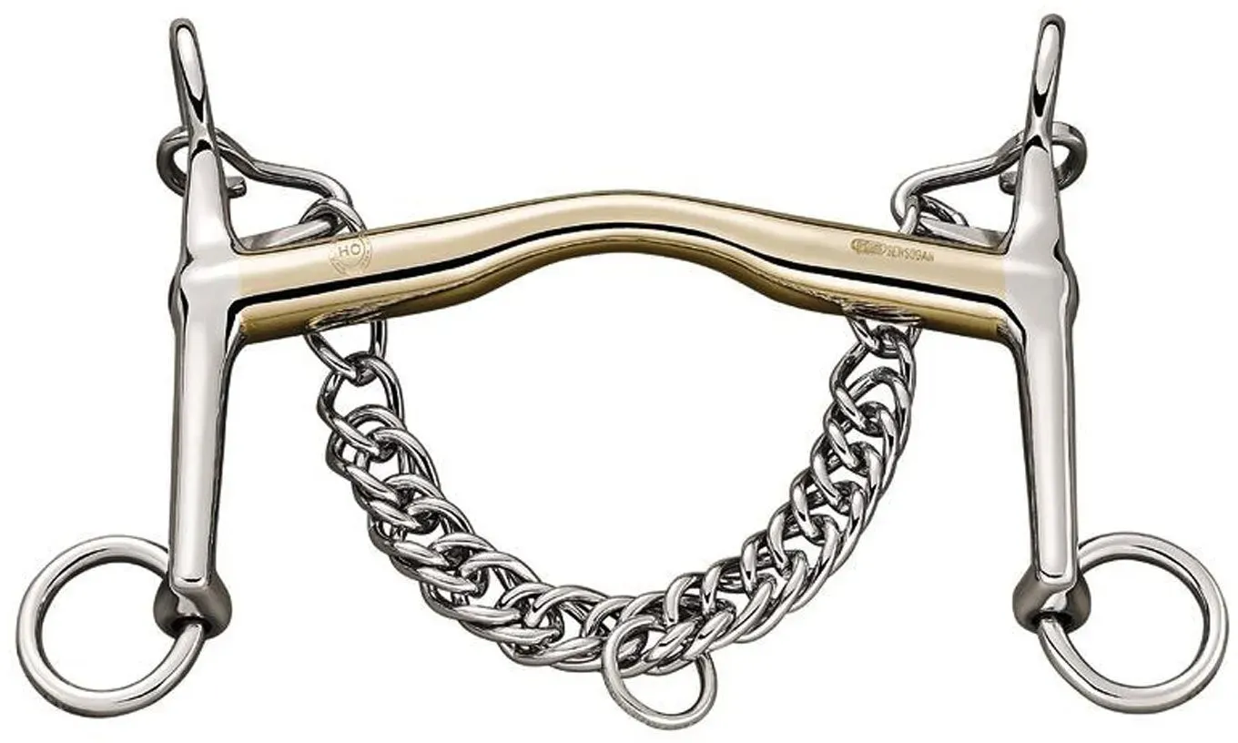 Sprenger HO Kandare mit Zungenfreiheit, 12 mm, 5 cm Anzüge, Sensogan