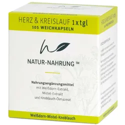 Natur-Nahrung Herz & Kreislauf 1x Tgl. Weichkapseln
