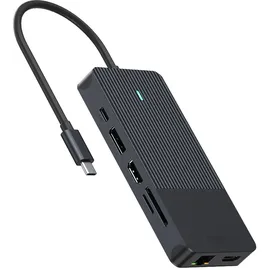 Rapoo USB-C 12in1, Multiport Adapter Grau