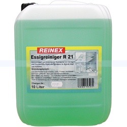 Reinex R21 Essigreiniger 10 L Badreiniger klassischer Reiniger auf Essigbasis, für den Sanitärbereich