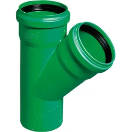 Gebr. Ostendorf Kunststoffe Kanalgrundrohr 2000 Einfachabzweig 45 Grad DN 110/110