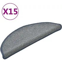 vidaXL Stufenmatte 56 x 17 cm Hellgrau/Blau
