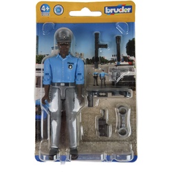 Bruder 60431  Polizistin mit dunklem Hauttyp