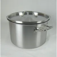 ACMax Kochtopf Gastrotopf Topf 14 Liter Edelstahl mit Deckel