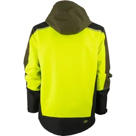 Forsberg Skogar Softshelljacke neonorange/darkoliv M