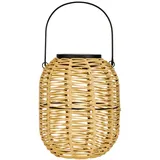 Pauleen Sunshine Treasure Solar-Laterne für Balkon oder Garten Beige