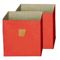 Phoenix Phönix Aufbewahrungsbox »Stor' It«, Set passend zu Caro Regalen, 34 x 34 x 34 cm, orange