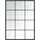 vidaXL Wandspiegel 80 x 60 cm Schwarz