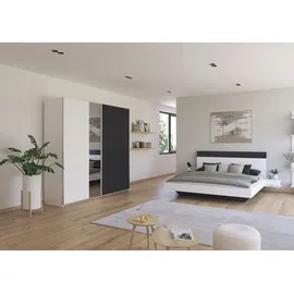 Rauch Schwebetürenschrank Monza 218 x 0 x 0 cm Weiß
