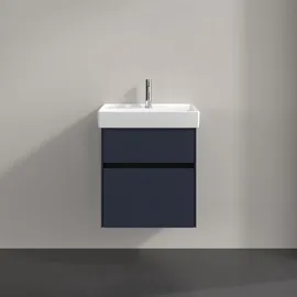 Villeroy & Boch Waschbeckenunterschrank Collaro 2 Auszüge 51 x 54,6 x 41,4 cm Marine Blue/Volcano Black