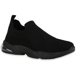 Herren Slip Ons in Schwarz