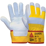 Hase Safety Gloves Hase Handsch.Sande Rindleder Gr.10 (Inh.12 Paar)