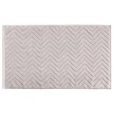 Intirilife Duschvorleger Hell Grau 80 x 50 cm