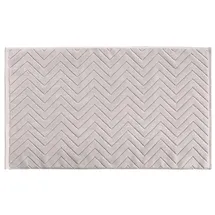 Intirilife Duschvorleger Hell Grau 80 x 50 cm