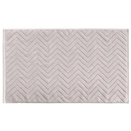 Intirilife Duschvorleger Hell Grau 80 x 50 cm