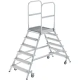 MUNK Aluminium-Podestleiter 6 Stufen (51206)