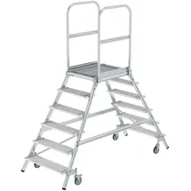 MUNK Aluminium-Podestleiter 6 Stufen (51206)