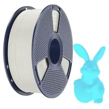 SUNLU PLA Glow In The Dark Filament, 1,75mm, 1kg - Farbton: White to Blue