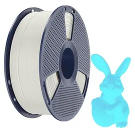 SUNLU PLA Glow In The Dark Filament, 1,75mm, 1kg - Farbton: White to Blue