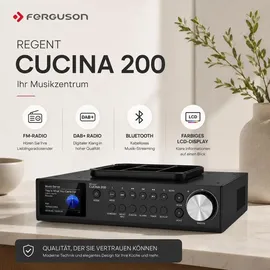 Ferguson Regent Cucina 200 Küchenradio schwarz