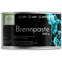 Fuduu Sicherheitsbrennpaste - 20 x 200g Dosen, jeweils 2-3 Stunden Brenndauer, geruchslos und rückstandsfrei. Ideal für Fondue und Chafing Dish Speisewärmer - Set mit 20 Dosen (20 x 200g)