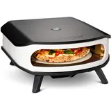 cozze 17" mit drehbarem Pizzastein, LED und Tür 8.0 kW/50mbar, inkl. Regler & 1.1 Schlauch - Perfekt für knusprige Pizzen