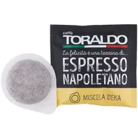 CAFFÈ TORALDO - MISCELA DEKA - ENTKOFFEINIERT - Box 50 PADS ESE44 7.2g