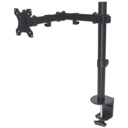 Manhattan TV & Monitor Mount, Desk, Full Motion, 1 screen, Screen Sizes: 10-27",