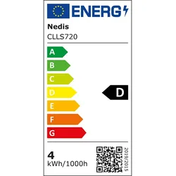 Nedis Weihnachtsbeleuchtung - Schnur - 720 LED's - Warmweiss - 54.00 m - Lichteffekte: 7 - Innen- und Aussenbereich - Netzstromversorgung