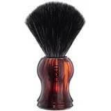 NOM GUSTAV Rasierpinsel Synthetische Faser Black Fibre havanna