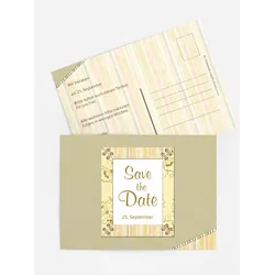 Save-the-Date Karten selbst gestalten mit Spruch und Fotos im Onlinedesigner bei Meine-Kartenmanufaktur.de