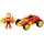 Hasbro Iron Flitzer Action-Figur & Fahrzeug, 2-in-1 Spielset mit Sammelfigur und Spielzeugauto