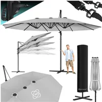 Kesser KESSER® Sonnenschirm Doppelsonnenschirm 4,6m x 2,7m Ampelschirm Abdeckung