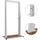 vidaXL Gartendusche Braun/Weiß 0,12 m