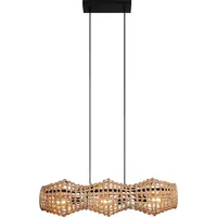 ECO-Light CAPELLA 9520 S3 RT Pendelleuchte E27 Rattan, Natur