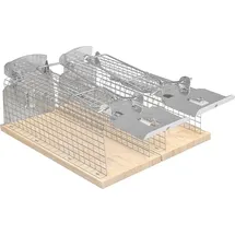 RatzFatz 2X Mausefalle Lebendfalle 20 cm