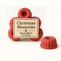 Duftmelt Christmas Memories - die schönsten Weihnachtserinnerungen | 5er Set Duftkerzen Duftwachs für Aroma- & Duftlampe