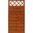 Sichtschutzzaun Element Country 180 x 90 cm teak