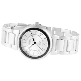 Akzent Damenuhr mit Metallarmband - Silber