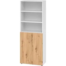 bümö Smart Kombischrank 80 x 42 x 215,6 cm Weiß