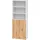 bümö Smart Kombischrank 80 x 42 x 215,6 cm Weiß