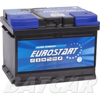 EUROSTART Starterbatterie 12V 55 Ah 540A ersetzt 52Ah 54Ah 58Ah 60Ah 62Ah 65Ah