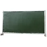 boni-shop Bauzaunplane 1,76 x 3,41 m Grün