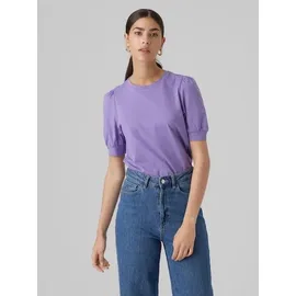 Vero Moda Vmkerry 2/4 O-Neck Top Paisley Purple M